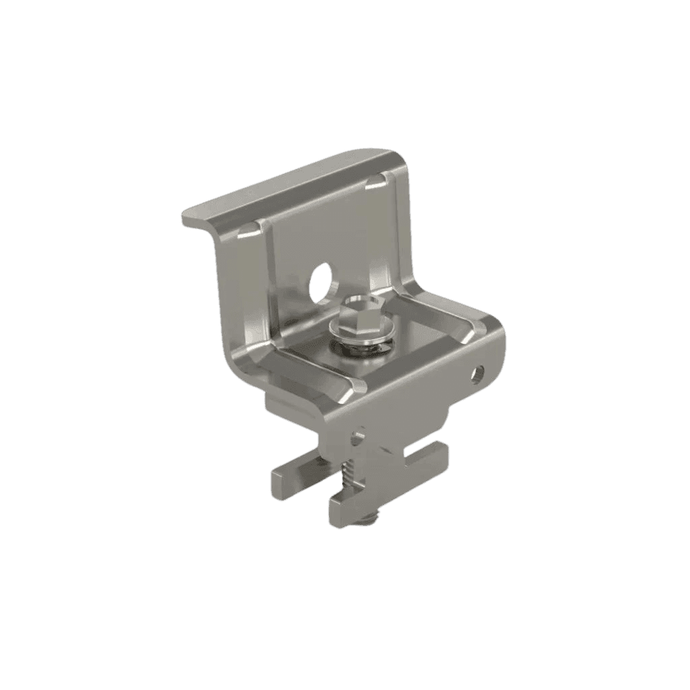 Solpanelsfäste Ändklämma